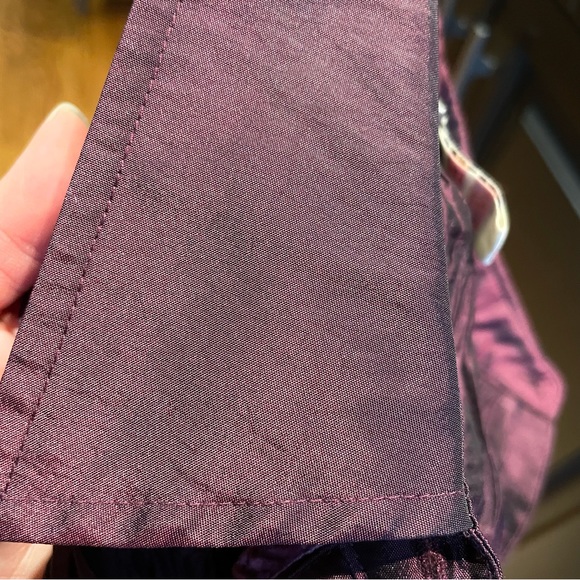 Purple iridescent crimped blouse - Picture 4 of 5